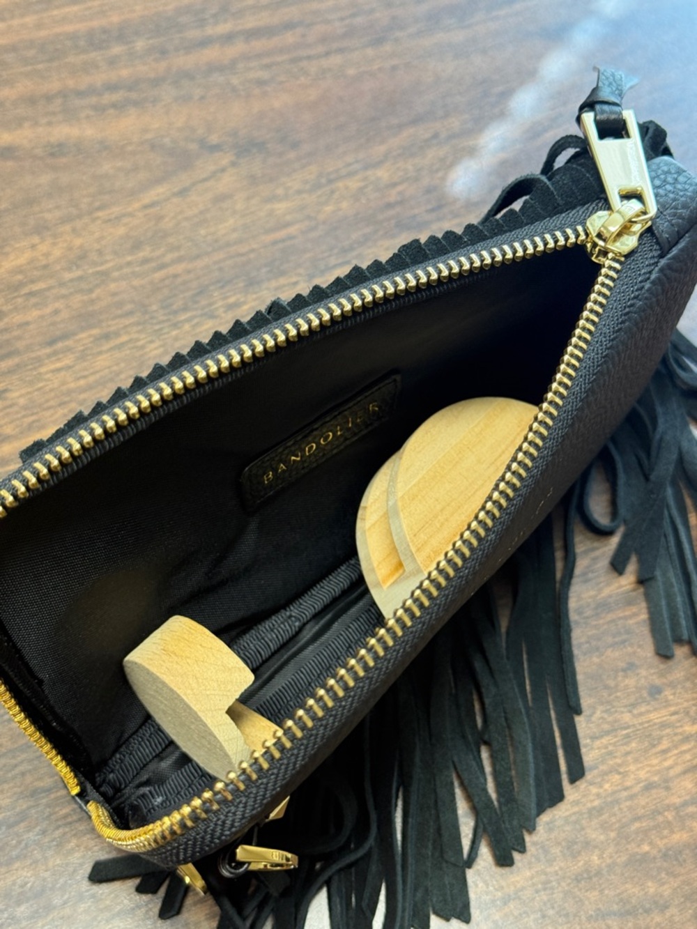 Bandolier Fringe Expanded Pouch with Bandolier Millie Star Crossbody Strap - Picture 8 of 16
